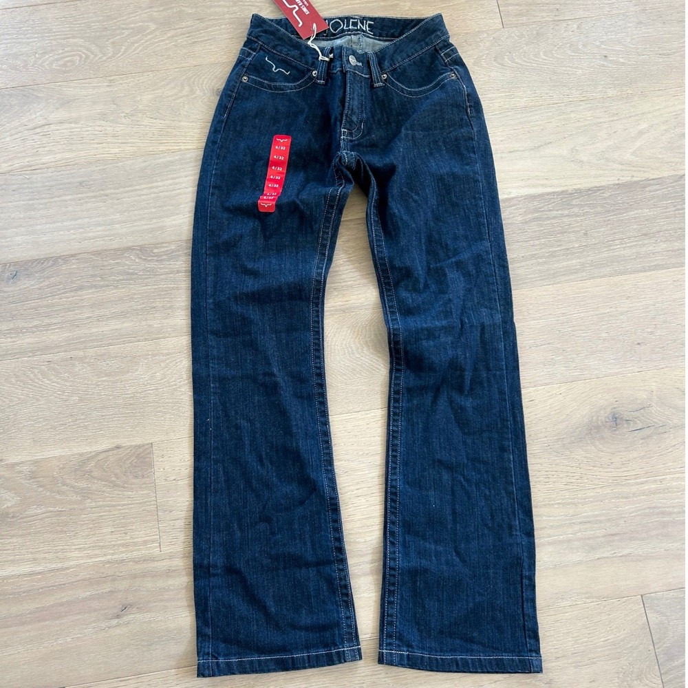 Kimes Ranch Jolene Dark Wash Bootcut Western Jeans Womens 4/32 Made in USA NWT